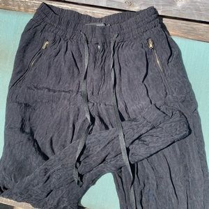 Zara black patterned pants